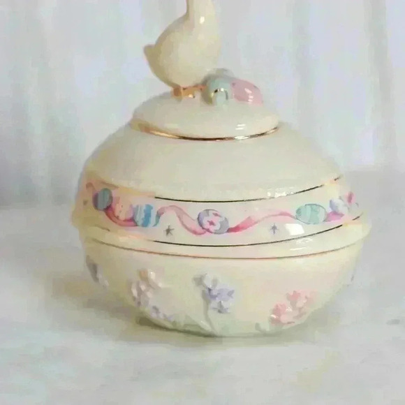 The Springtime Goose Easter Egg Lenox  2003 Limited Edition Porcelain - Picture 9 of 11